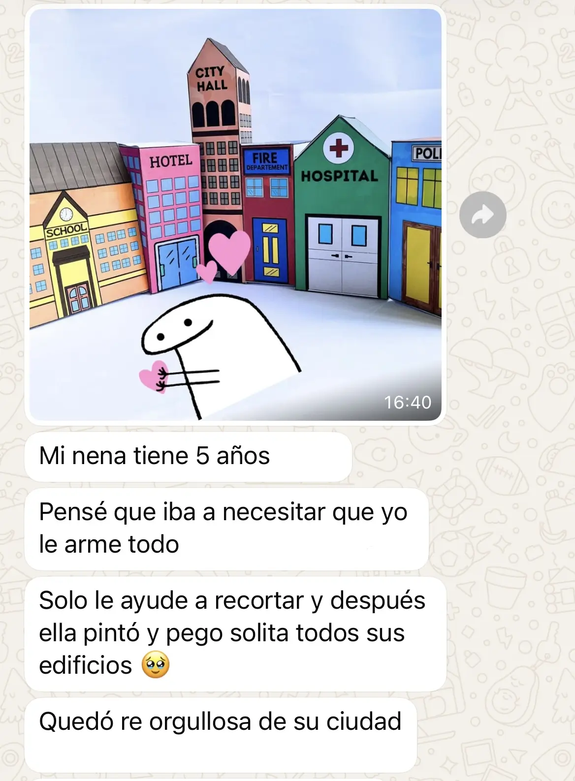 Testimonio de cliente vía WhatsApp