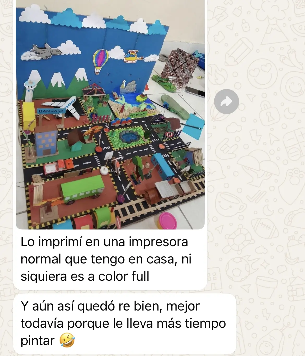 Testimonio de cliente vía WhatsApp