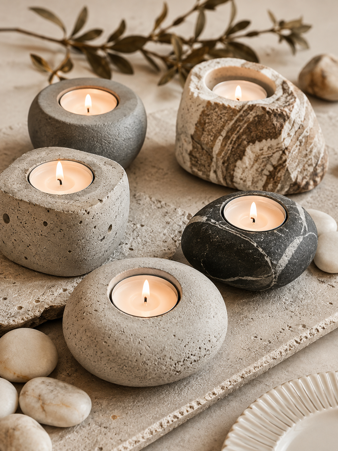 Velas tipo mar