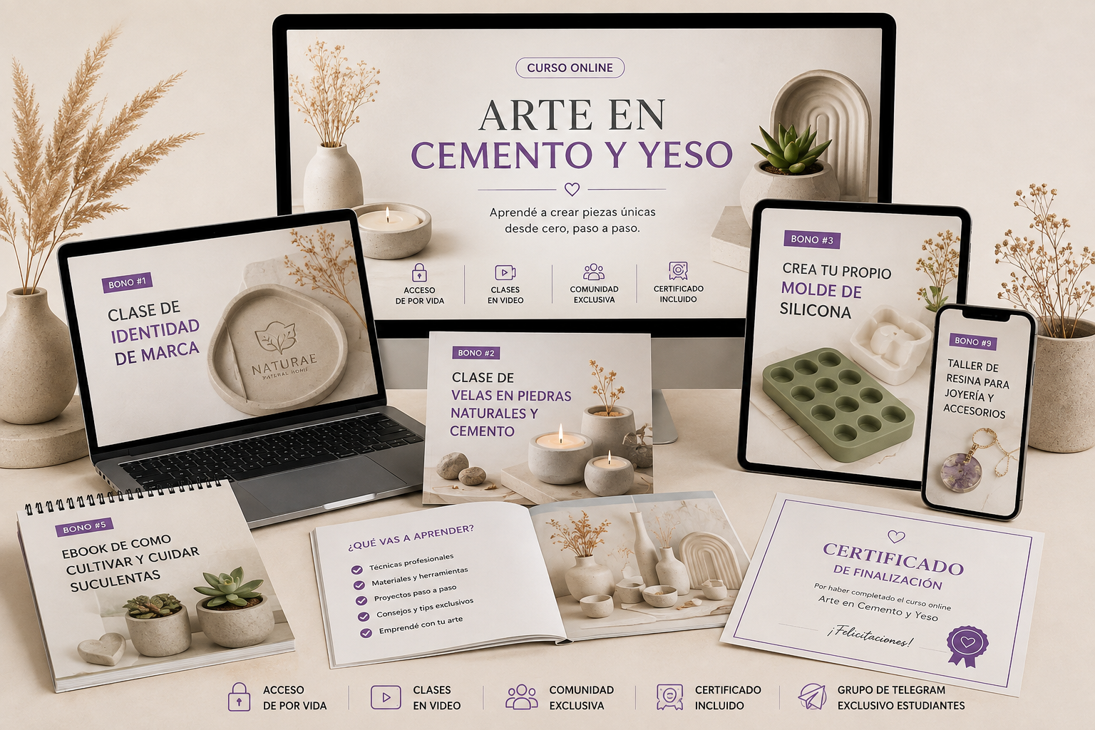 Mockup del Curso