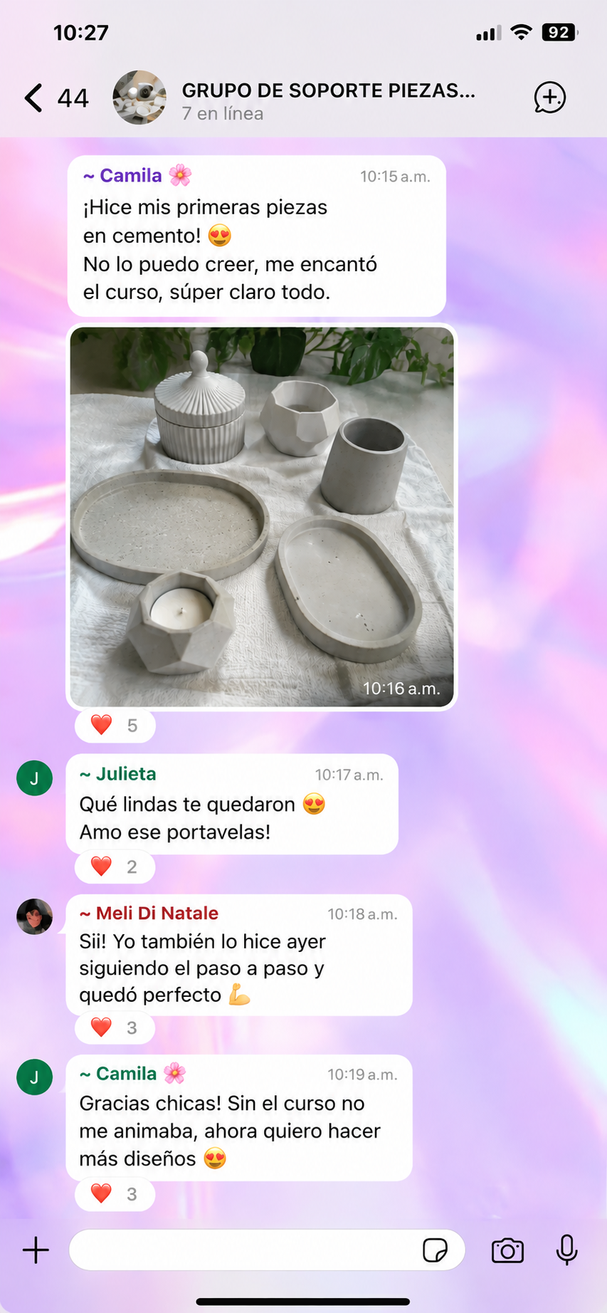 Testimonio de estudiante 3